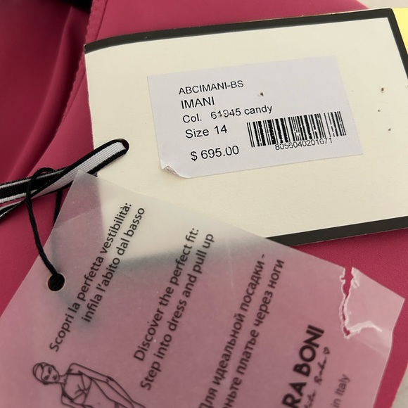 DesignerChiara Boni made in Italy.  Cocktail dress. Never worn. - Picture 6 of 6